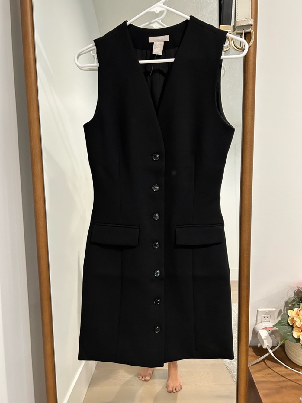 BNWOT Vest dress XS